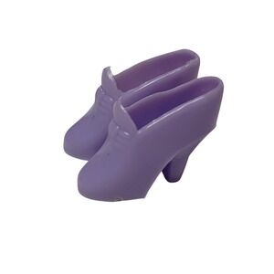 Barbie Doll 1960's MOD ERA Lavender‎ Purple Pilgrim Shoes Vintage Mattel Plastic